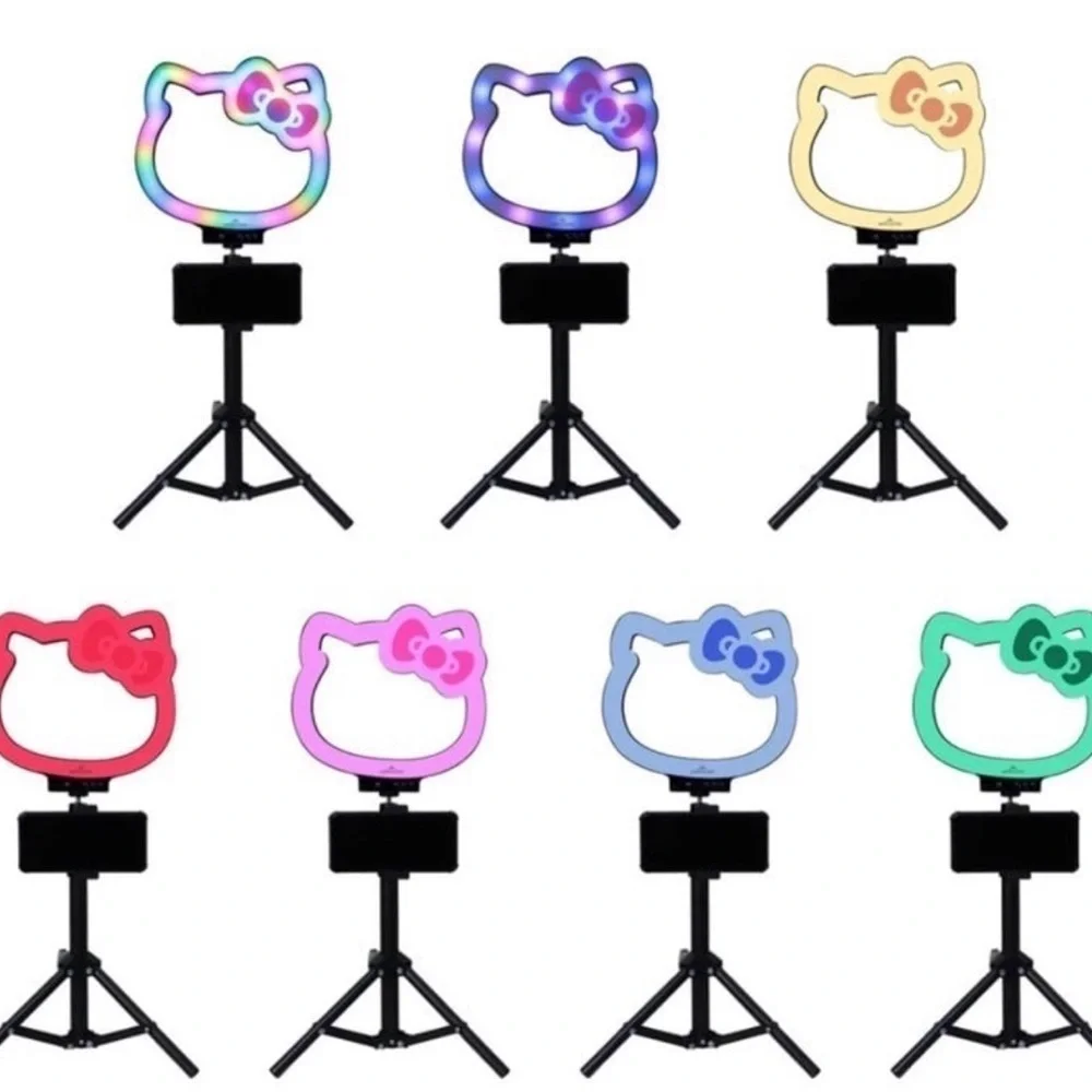 Supercute Hello Kitty 10” RGB Desktop Ring Light with Tripod - Picture 3 of 4
